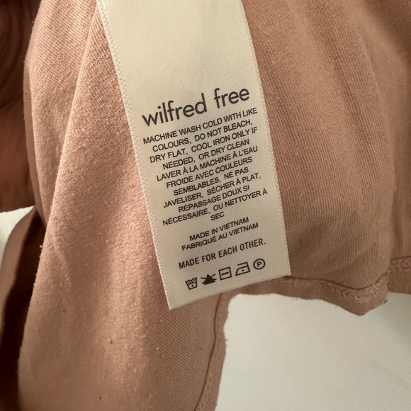 XS Aritzia WILFRED FREE Tiny Dress in Blush - Picture 11 of 14